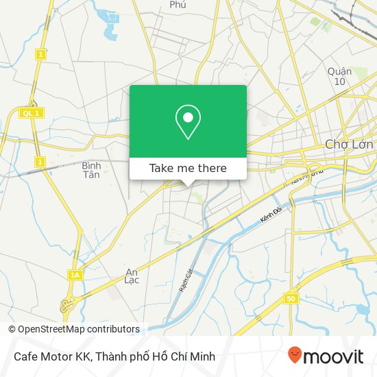 Bản đồ Cafe Motor KK