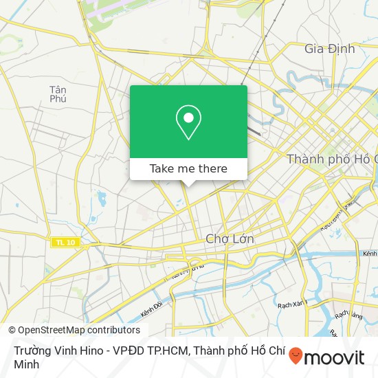 Bản đồ Trường Vinh Hino - VPĐD TP.HCM