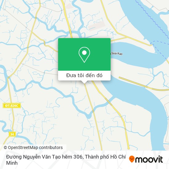 Bản đồ Đường Nguyễn Văn Tạo hẽm 306
