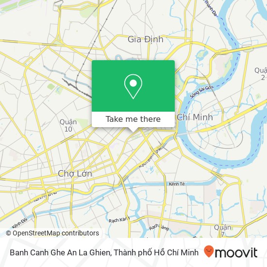 Bản đồ Banh Canh Ghe An La Ghien