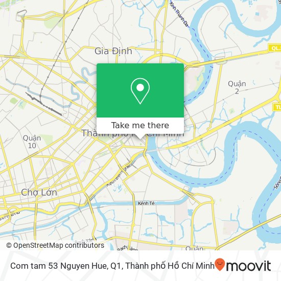 Bản đồ Com tam 53 Nguyen Hue, Q1