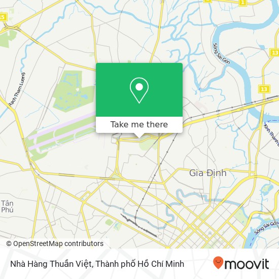 Bản đồ Nhà Hàng Thuần Việt