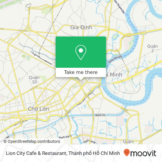 Bản đồ Lion City Cafe & Restaurant