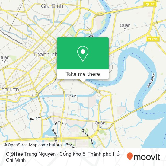 Bản đồ C@ffee Trung Nguyên - Cổng kho 5