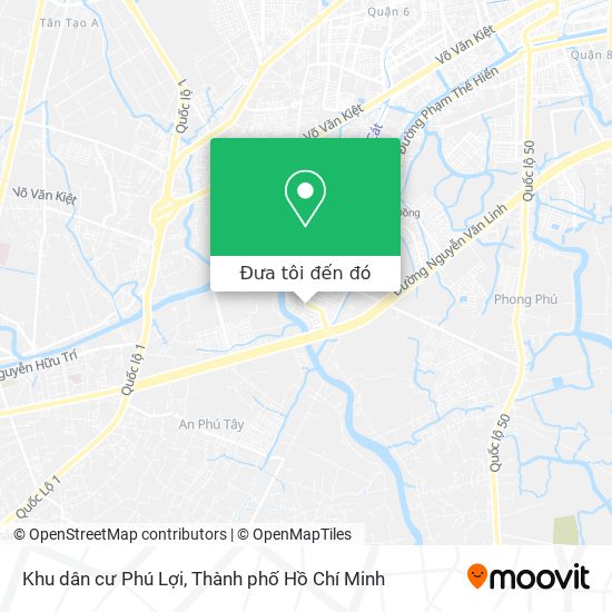 Bản đồ Khu dân cư Phú Lợi