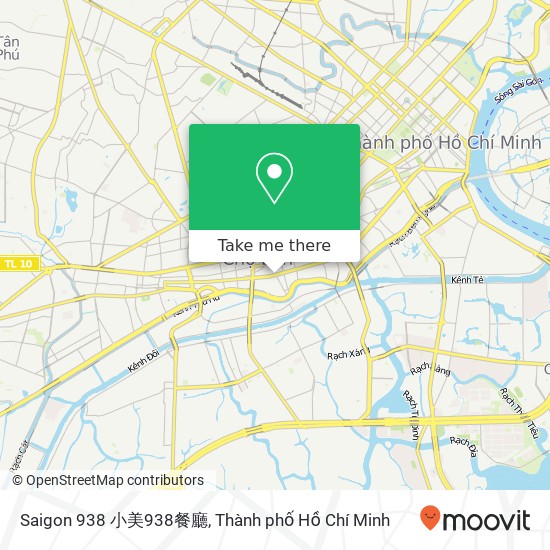 Bản đồ Saigon 938 小美938餐廳