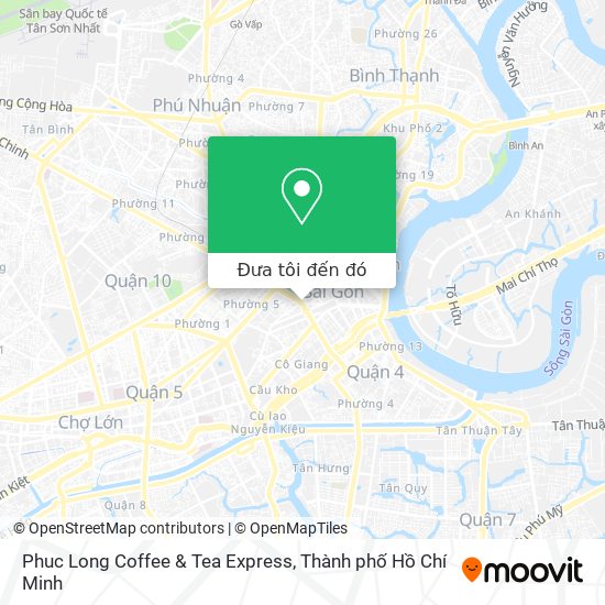Bản đồ Phuc Long Coffee & Tea Express
