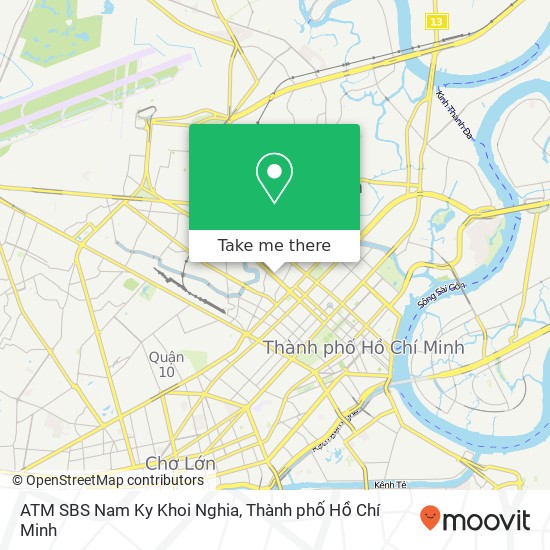 Bản đồ ATM SBS Nam Ky Khoi Nghia