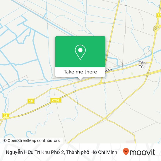 Bản đồ Nguyễn Hữu Trí Khu Phố 2