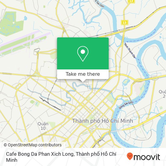 Bản đồ Cafe Bong Da Phan Xich Long