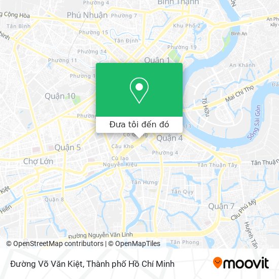 Bản đồ Đường Võ Văn Kiệt