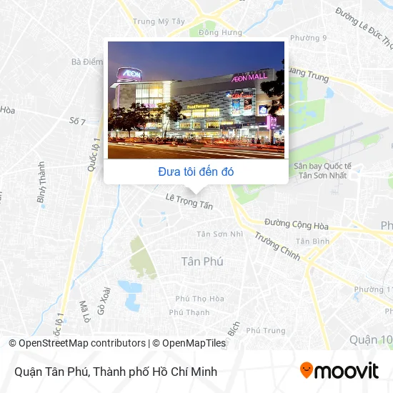 Bản đồ Quận Tân Phú