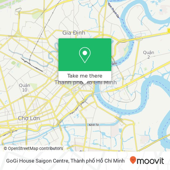 Bản đồ GoGi House Saigon Centre