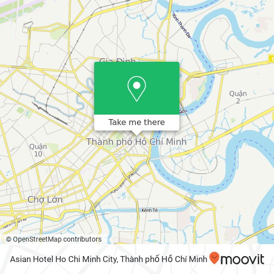 Bản đồ Asian Hotel Ho Chi Minh City