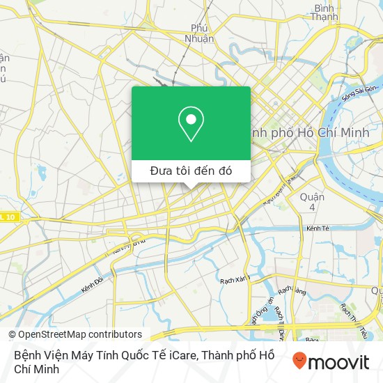 Bản đồ Bệnh Viện Máy Tính Quốc Tế iCare