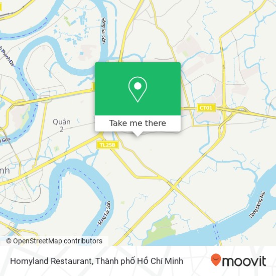 Bản đồ Homyland Restaurant
