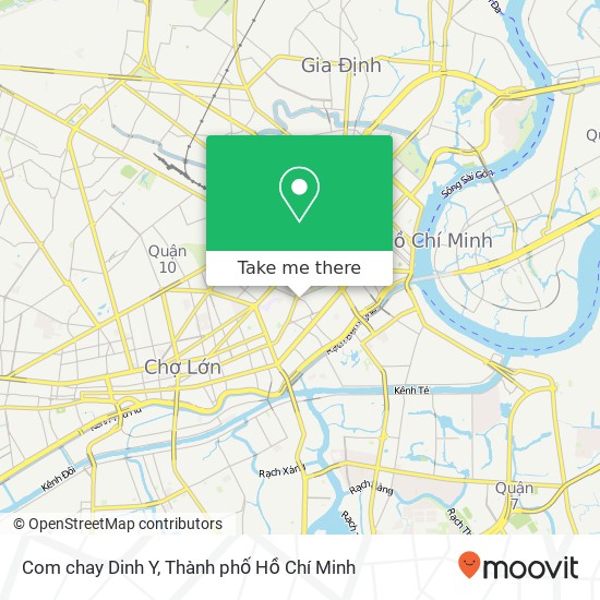 Bản đồ Com chay Dinh Y