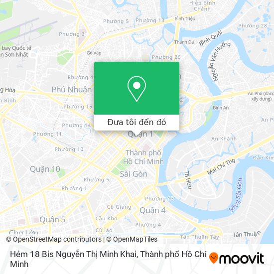 Bản đồ Hẻm 18 Bis Nguyễn Thị Minh Khai