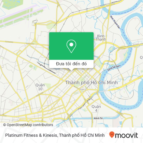 Bản đồ Platinum Fitness & Kinesis