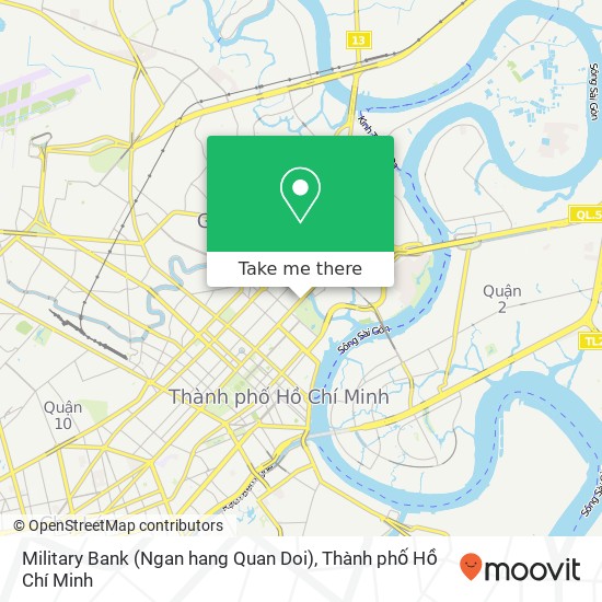 Bản đồ Military Bank (Ngan hang Quan Doi)