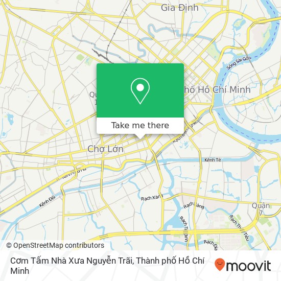 Bản đồ Cơm Tấm Nhà Xưa Nguyễn Trãi