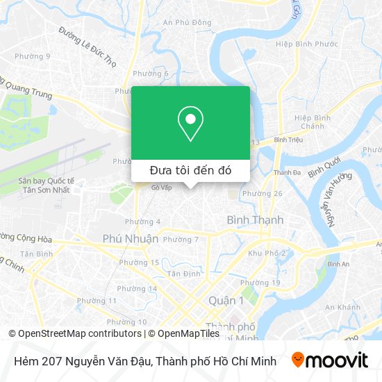 Bản đồ Hẻm 207 Nguyễn Văn Đậu
