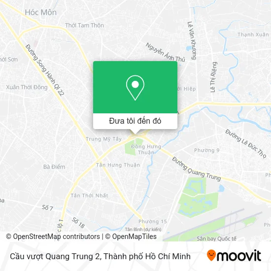 Bản đồ Cầu vượt Quang Trung 2