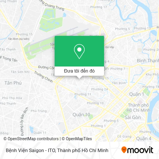 Bản đồ Bệnh Viện Saigon - ITO