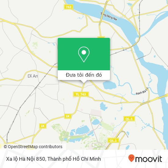 Bản đồ Xa lộ Hà Nội 850