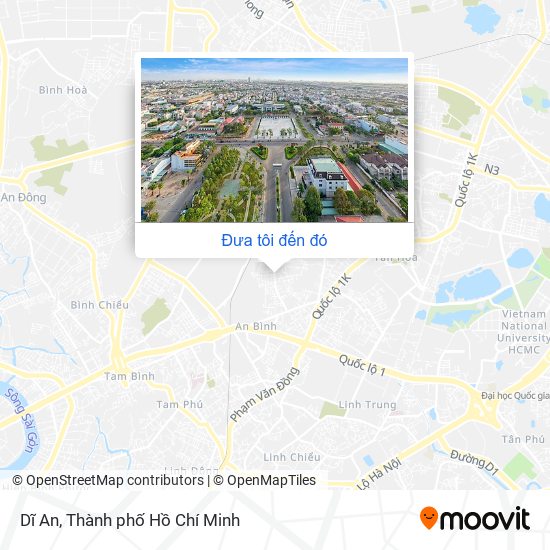 Bản đồ Dĩ An