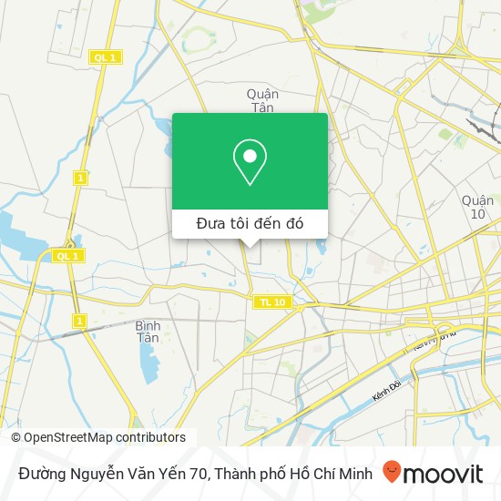 Bản đồ Đường Nguyễn Văn Yến 70