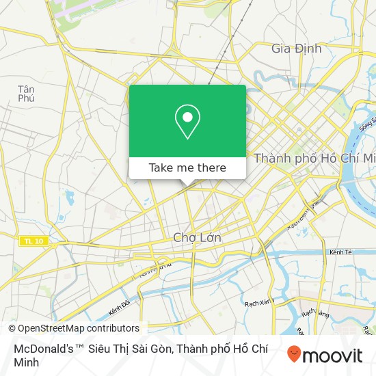 Bản đồ McDonald's™ Siêu Thị Sài Gòn