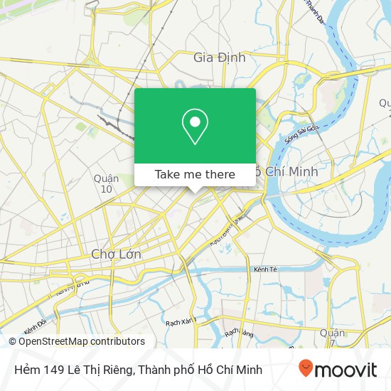 Bản đồ Hẻm 149 Lê Thị Riêng