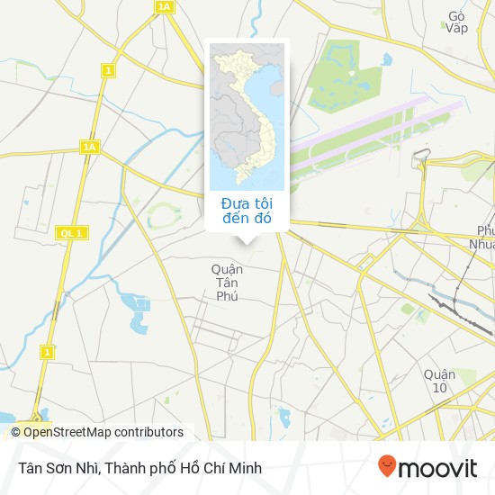 Bản đồ Tân Sơn Nhì