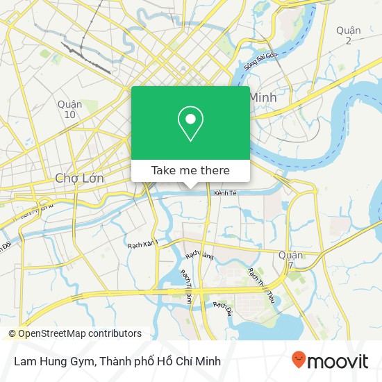 Bản đồ Lam Hung Gym