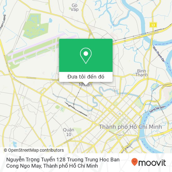 Bản đồ Nguyễn Trọng Tuyển 128 Truong Trung Hoc Ban Cong Ngo May