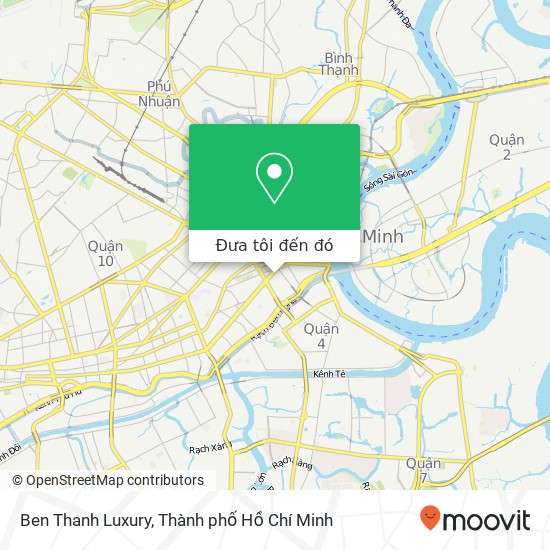 Bản đồ Ben Thanh Luxury