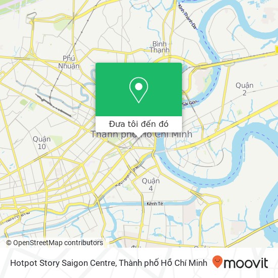 Bản đồ Hotpot Story Saigon Centre