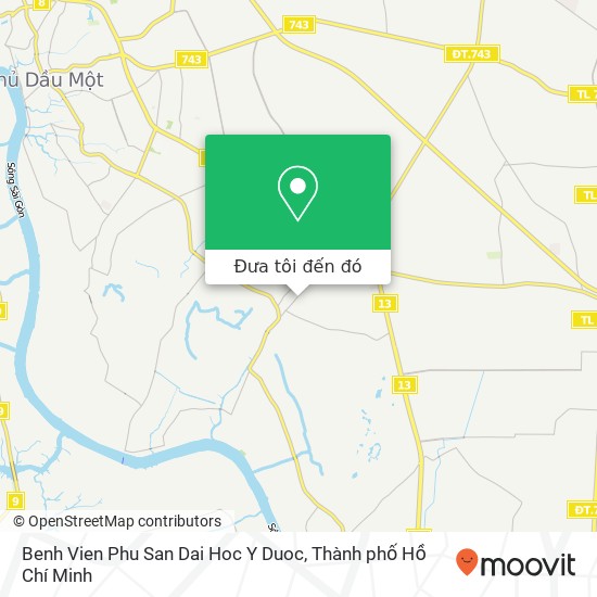 Bản đồ Benh Vien Phu San Dai Hoc Y Duoc