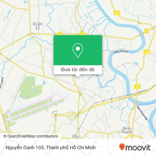 Bản đồ Nguyễn Oanh 105