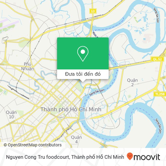 Bản đồ Nguyen Cong Tru foodcourt