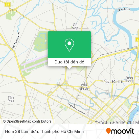 Bản đồ Hẻm 38 Lam Sơn