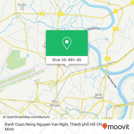 Bản đồ Banh Cuon Nong Nguyen Van Nghi