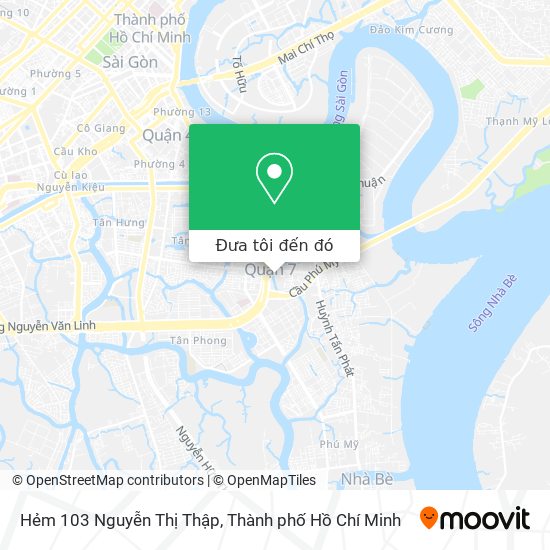 Bản đồ Hẻm 103 Nguyễn Thị Thập