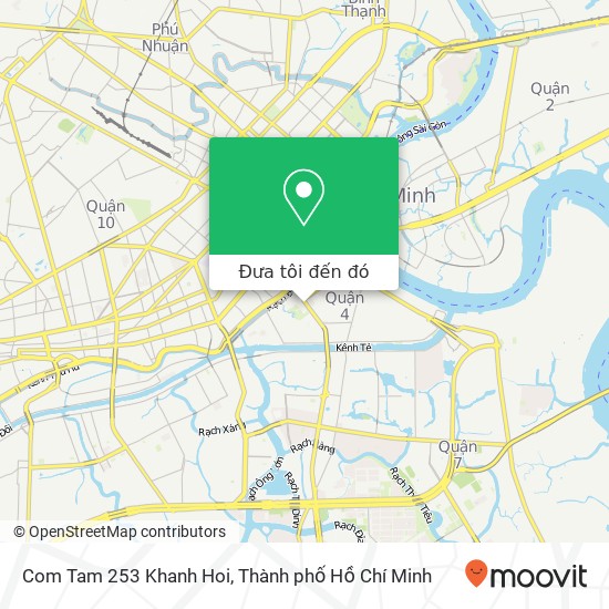 Bản đồ Com Tam 253 Khanh Hoi
