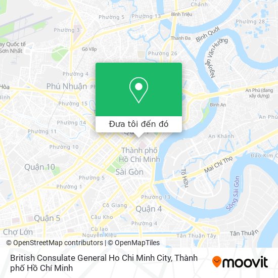 Bản đồ British Consulate General Ho Chi Minh City