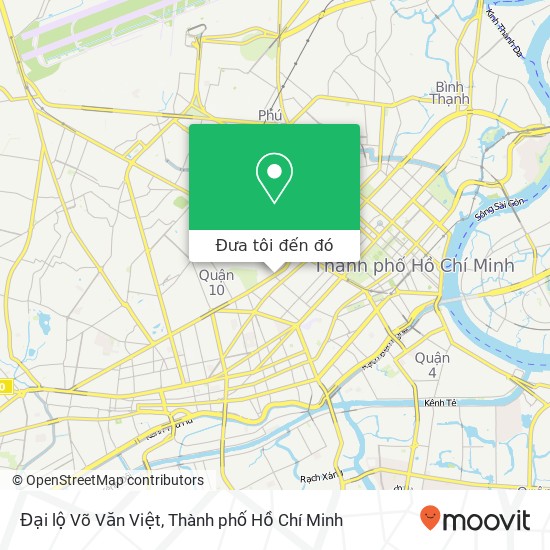 Bản đồ Đại lộ Võ Văn Việt