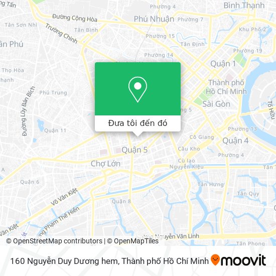 Bản đồ 160 Nguyễn Duy Dương hem