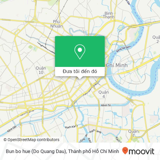 Bản đồ Bun bo hue (Do Quang Dau)