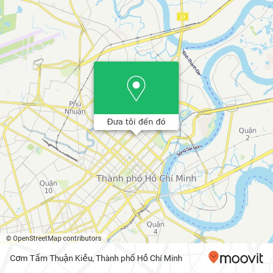 Bản đồ Cơm Tấm Thuận Kiều